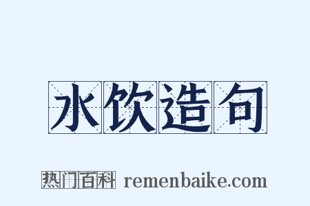 水饮造句是什么意思的图片